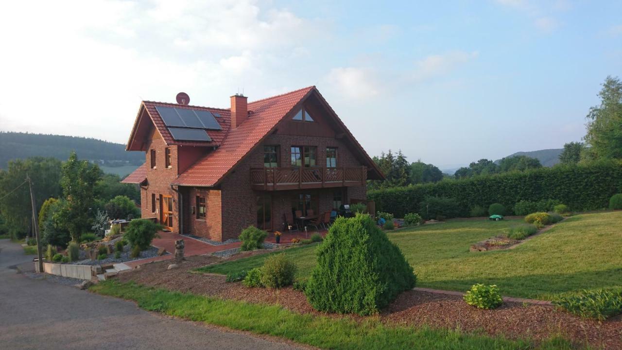 Ferienwohnung Blumenland Extertal Bagian luar foto