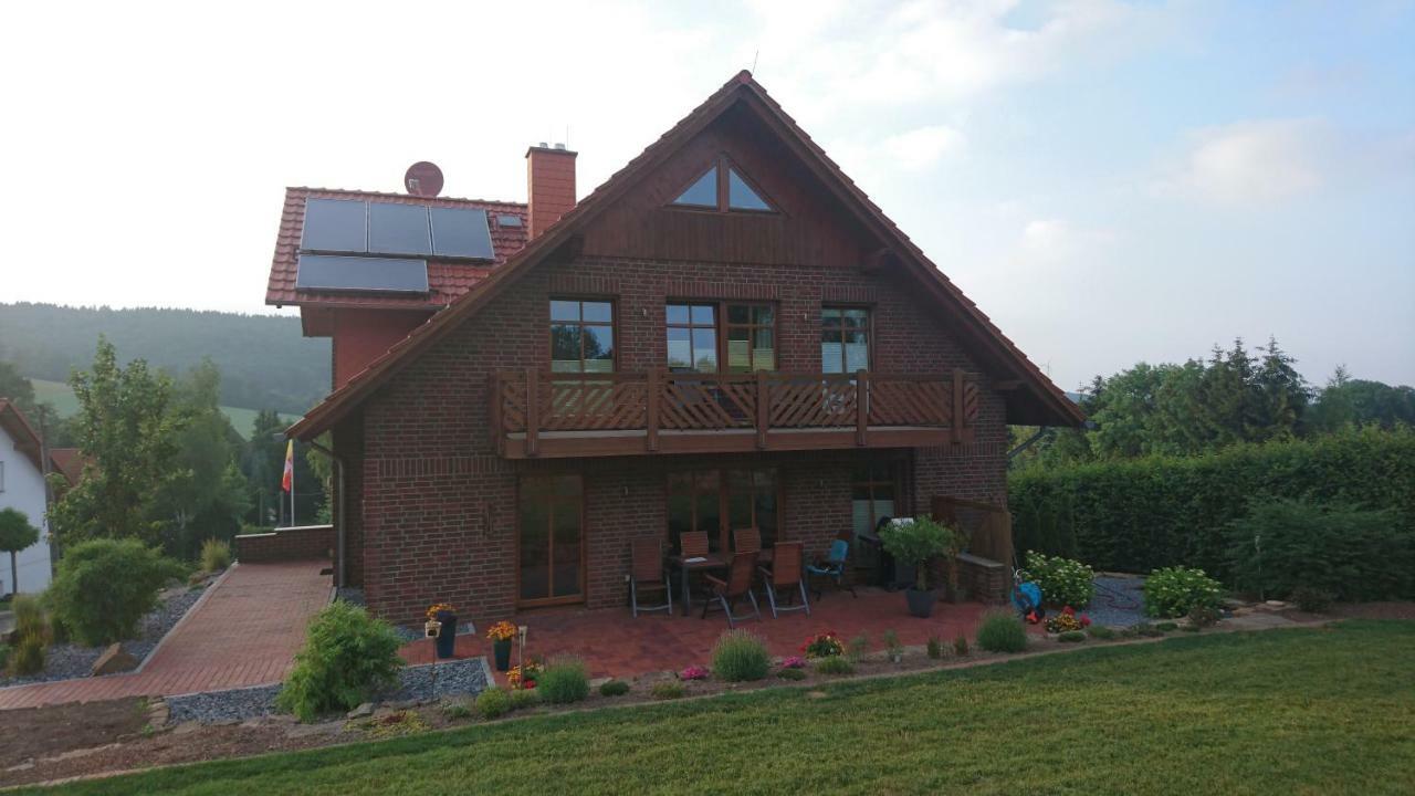 Ferienwohnung Blumenland Extertal Bagian luar foto